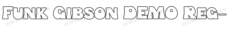 Funk Gibson DEMO Reg字体转换